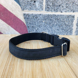 Firefighter Personalized BLACK Dog Collar