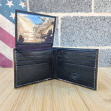 Firefighter TAN Turnout Out Gear Captain Wallet