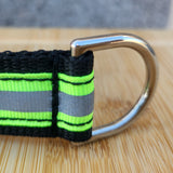 Personalized Firefighter Keychain with D-Ring