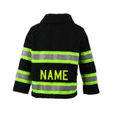 Firefighter Personalized BLACK Toddler Jacket (JACKET ONLY)