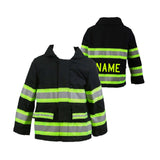Firefighter Personalized BLACK Toddler Jacket (JACKET ONLY)