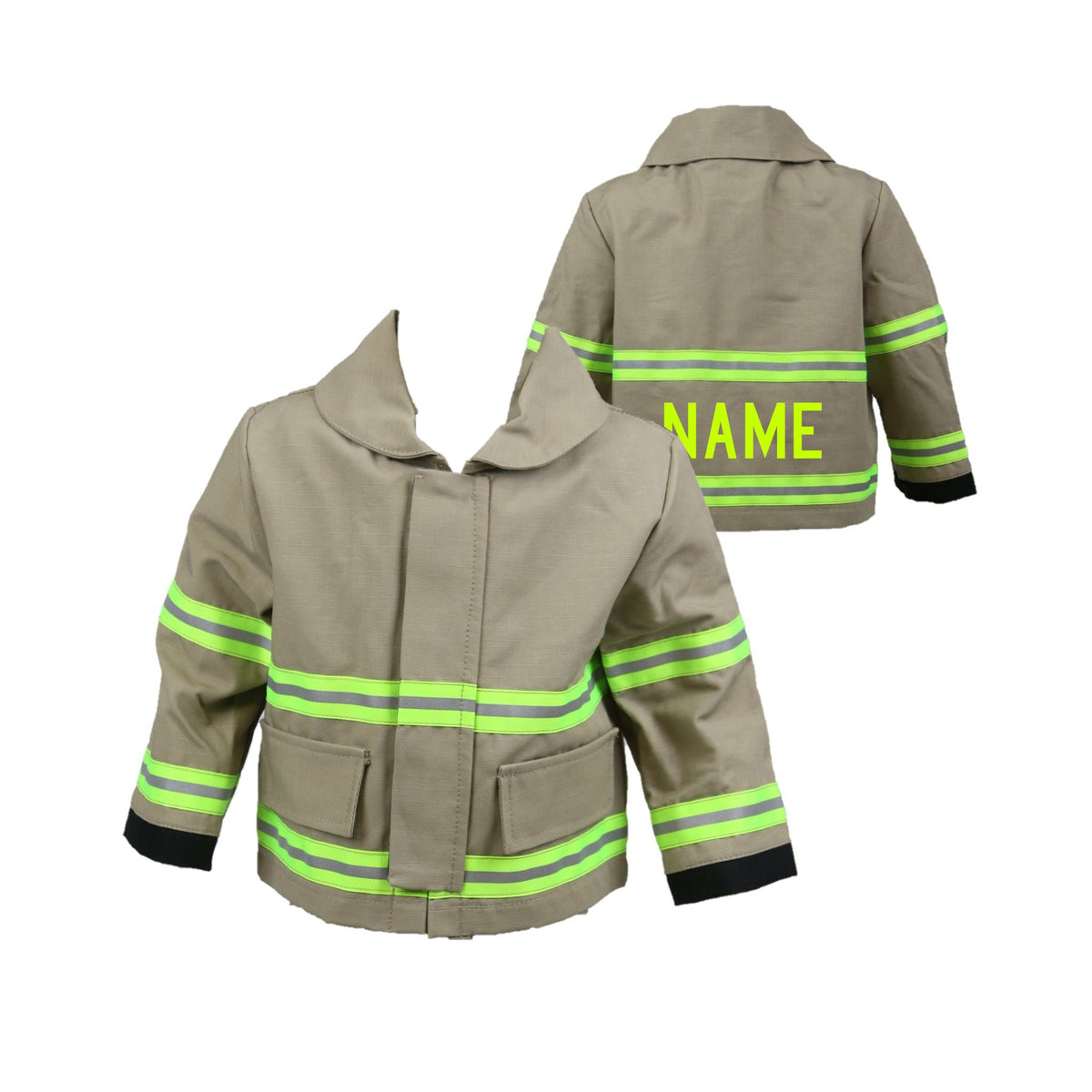 Personalized Firefighter Baby Jacket with Name on Back Great