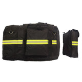 Firefighter Personalized Black 3XL Duffle Bag