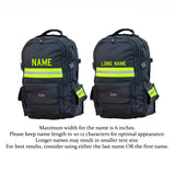 Firefighter Personalized BLACK Backpack