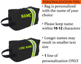 Firefighter Personalized BLACK Lightweight Dopp Kit Bag
