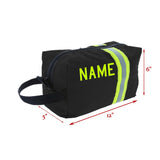 Firefighter Personalized BLACK Lightweight Dopp Kit Bag