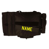 Firefighter Personalized Black 3XL Duffle Bag