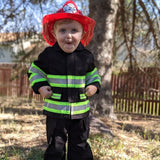 Firefighter Personalized BLACK Toddler Jacket (JACKET ONLY)