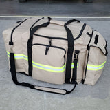 Firefighter Personalized Tan 3XL Duffle Bag
