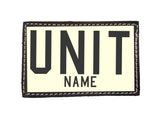 Personalized Reflective Leather Firefighter Helmet Tags (Set of 2)