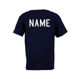 BIRTHDAY Firefighter Personalized Navy Toddler Shirt (ONLY)