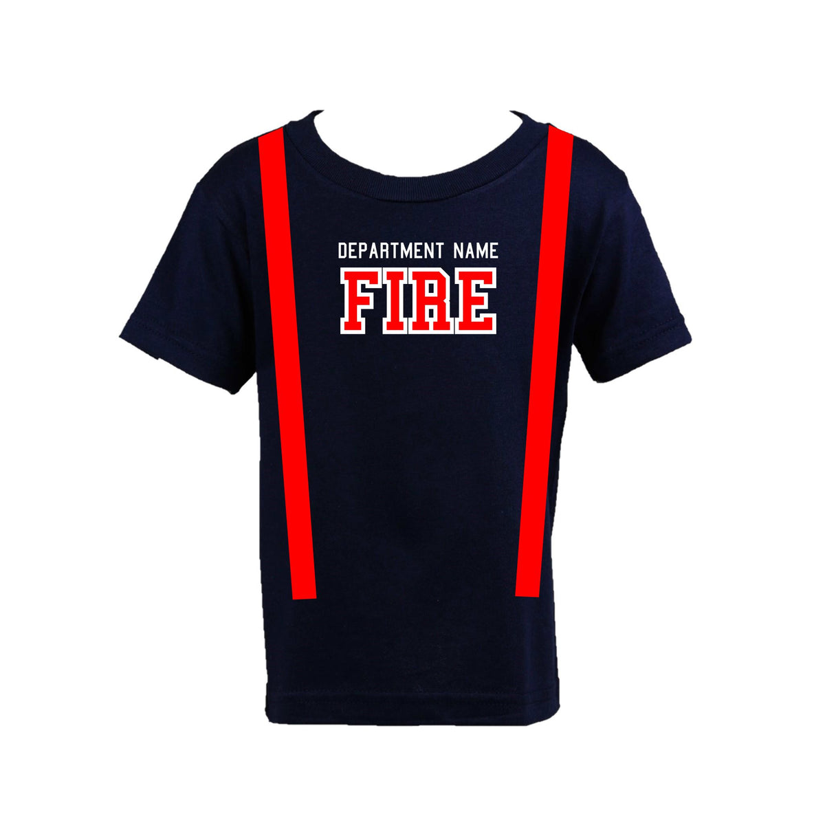ORIGINAL Firefighter Personalized Navy Toddler Shirt (ONLY)