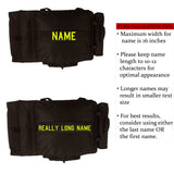 Firefighter Personalized Black 3XL Duffle Bag