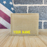 Firefighter TAN Turnout Out Gear Captain Wallet