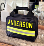 Firefighter Personalized BLACK Overnight Toiletry Bag