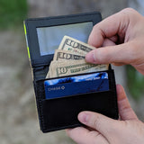 Firefighter TAN Slim Wallet made with Turnout Bunker Gear