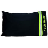 Firefighter Personalized BLACK Pillow Case