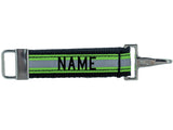 Firefighter Personalized Keychain with Quickhook