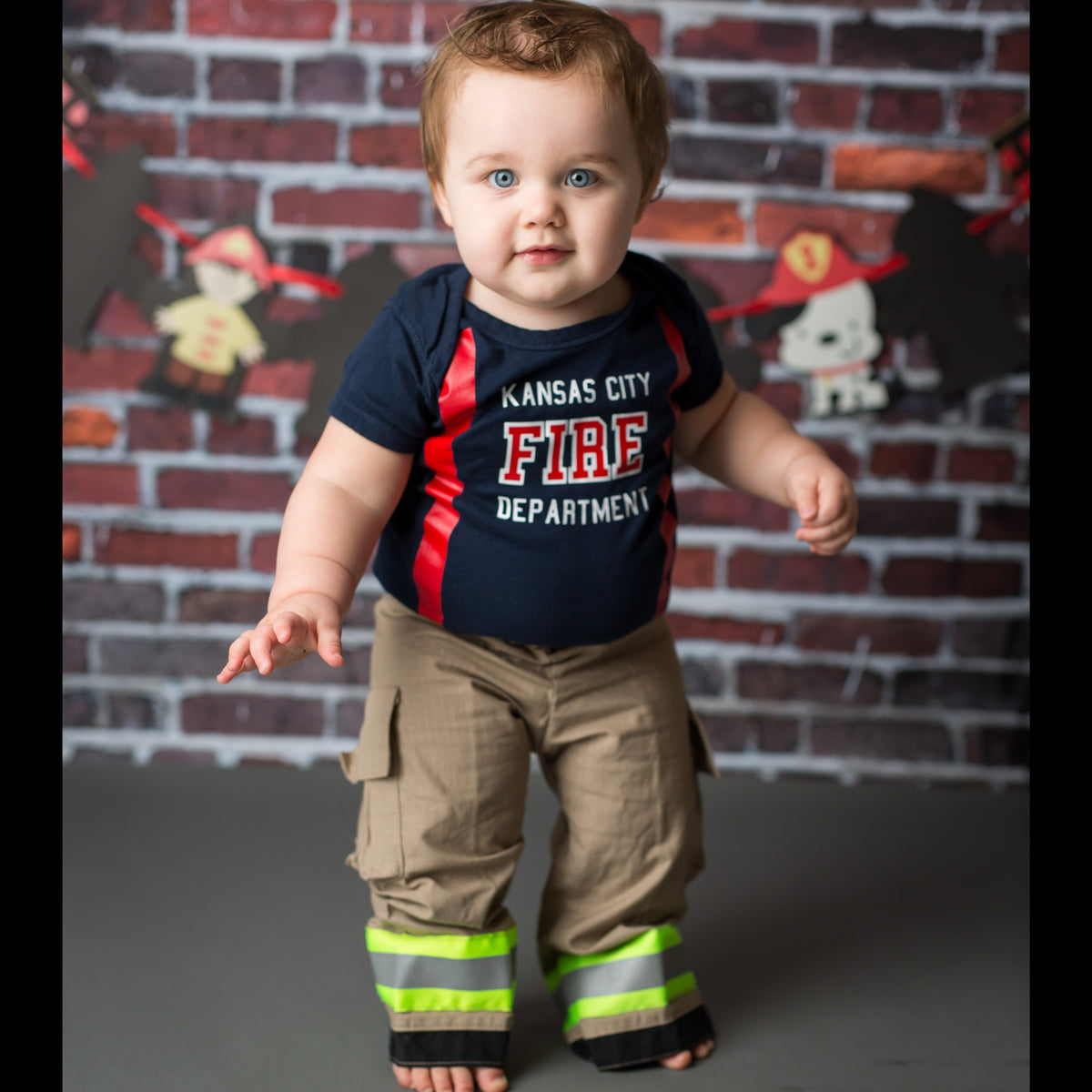 Firefighter Baby Pants (ONE PAIR)