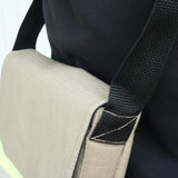 Firefighter Personalized TAN Reversible Lightweight Messenger Bag