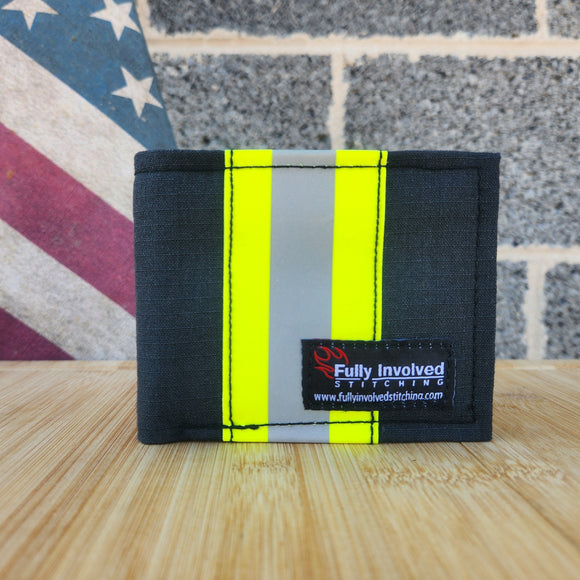 Firefighter Personalized BLACK Captain Wallet