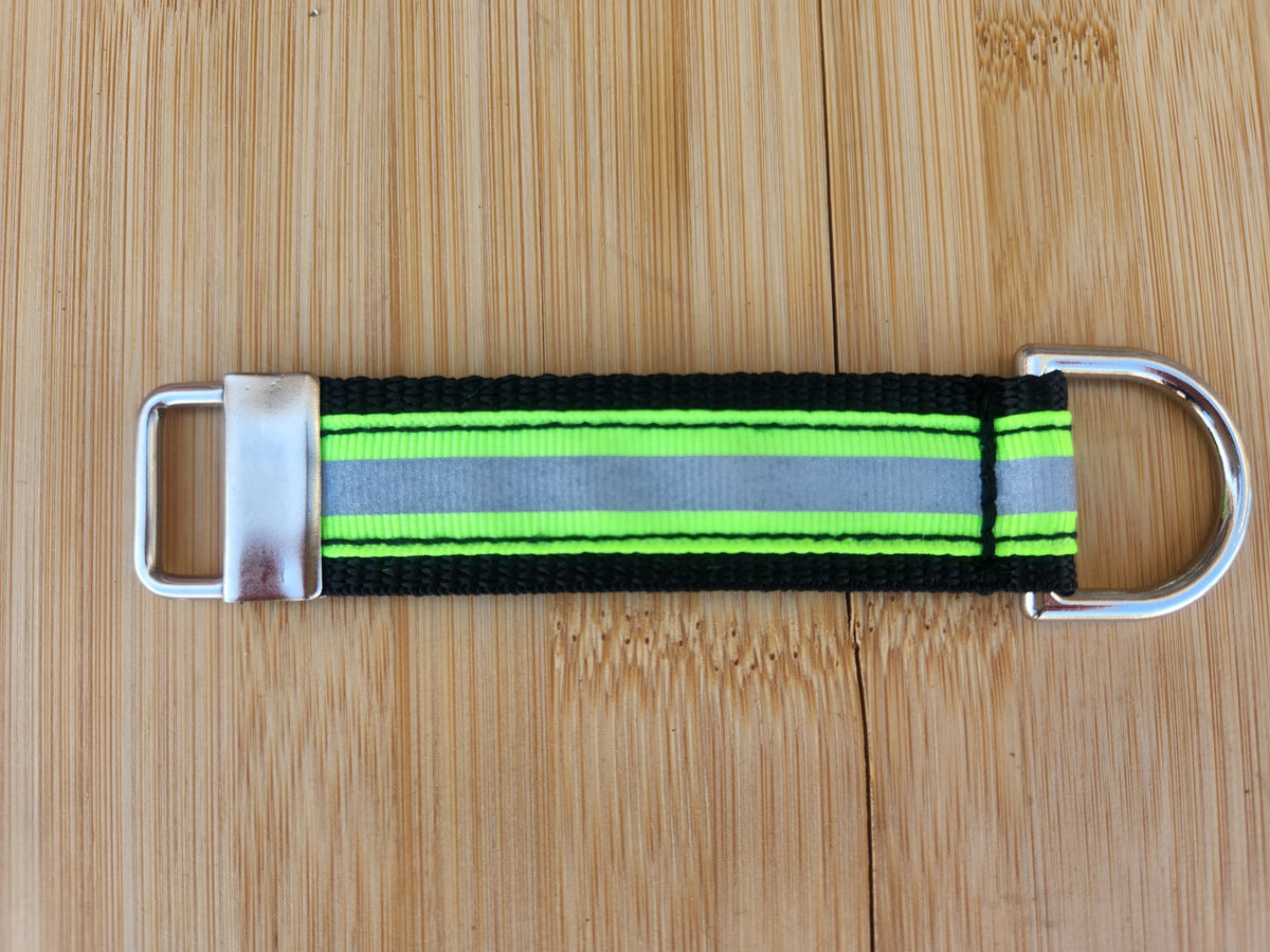 Personalized Firefighter Keychain with D-Ring
