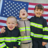 Firefighter Personalized BLACK Toddler Jacket (JACKET ONLY)