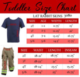 MALTESE CROSS Firefighter Personalized TAN 2-Piece Toddler Outfit