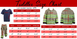 ORIGINAL Firefighter Personalized BLACK 3-Piece Toddler Outfit