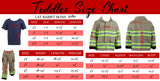 BIRTHDAY Firefighter Personalized BLACK 3-Piece Toddler Outfit