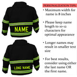 BIRTHDAY Firefighter Personalized BLACK 3-Piece Baby Outfit