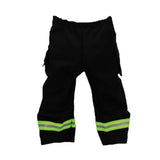 BIRTHDAY Firefighter Personalized BLACK 2-Piece Baby Outfit