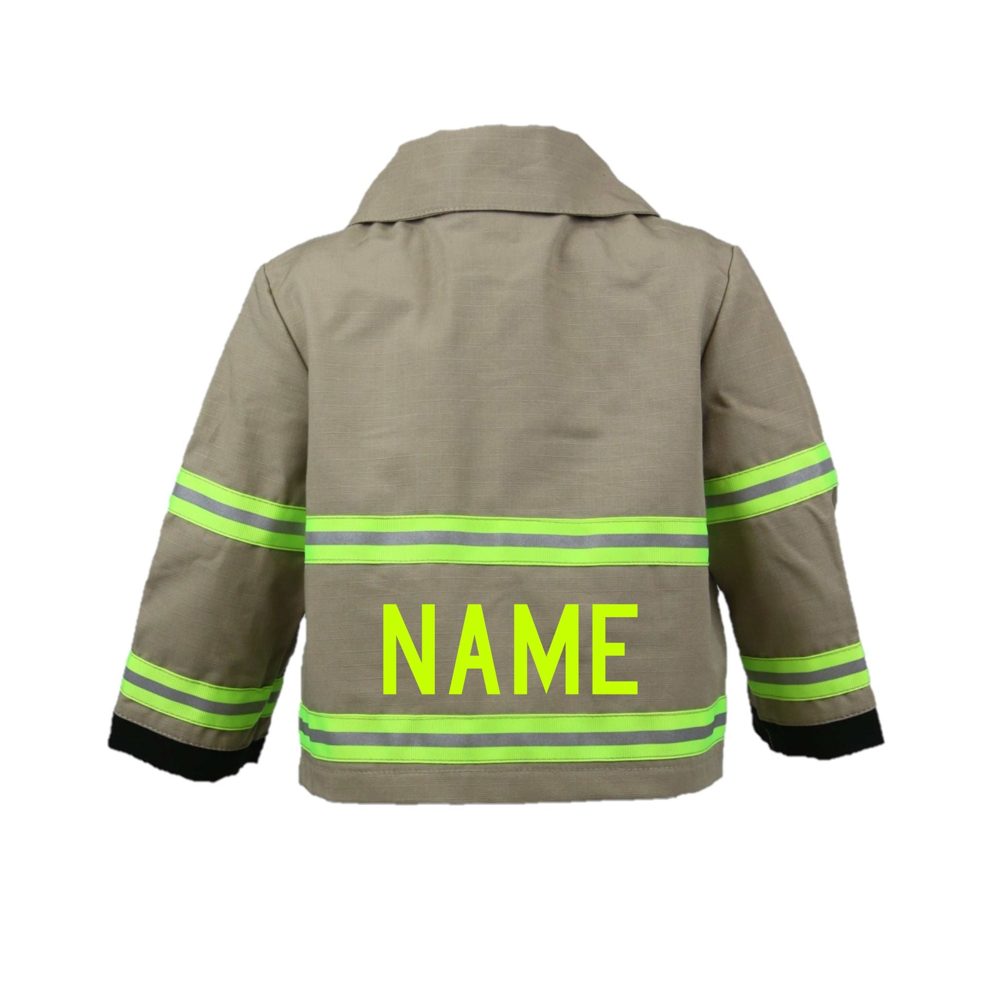 Personalized Firefighter Baby Jacket with Name on Back Great