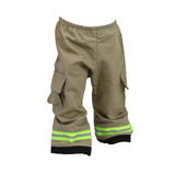 BIRTHDAY Firefighter Personalized TAN 2-Piece Baby Outfit