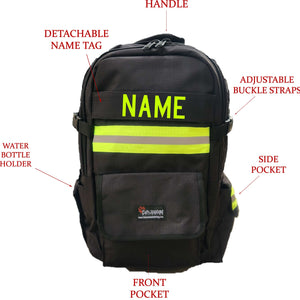 Firefighter Personalized TAN Backpack