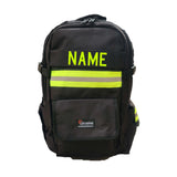 Firefighter Personalized BLACK Backpack