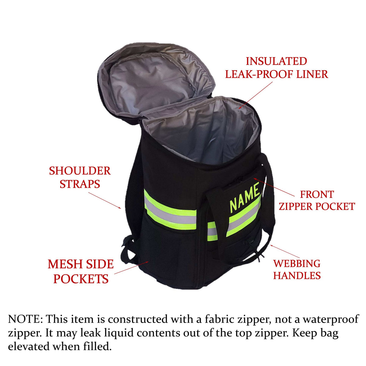 Personalized Firefighter COOLER Bag