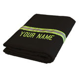 BLEMISHED Personalized Black Station Blanket