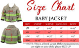 MALTESE CROSS Firefighter Personalized TAN 3-Piece Baby Outfit