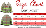 Firefighter Personalized TAN Baby Jacket (JACKET ONLY)