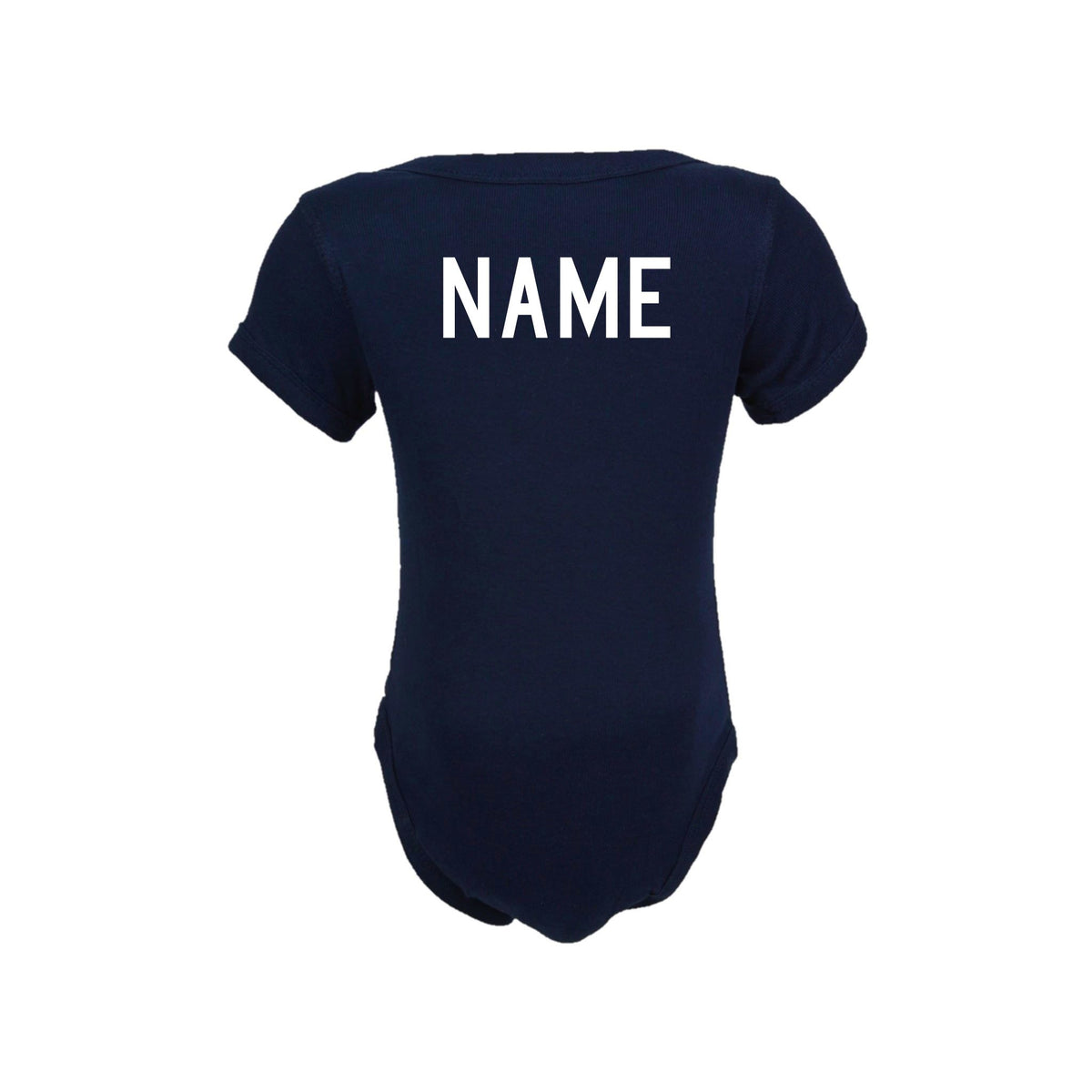 ORIGINAL Firefighter Personalized Navy Baby Bodysuit (ONLY)