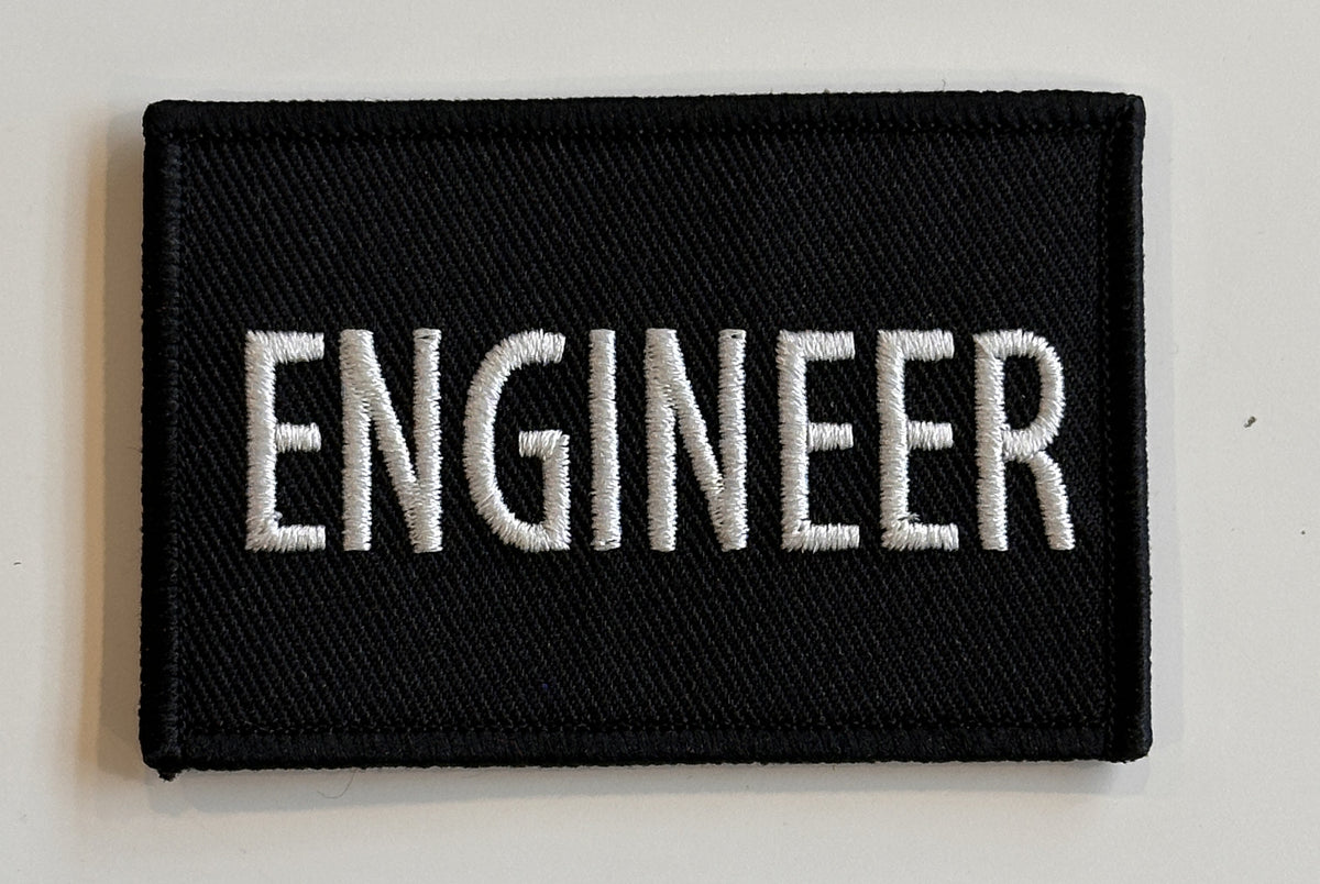 Engineer Patch for Bag or Radio Strap