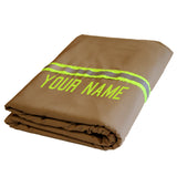 BLEMISHED Firefighter Personalized TAN Station Blanket