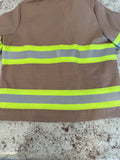 Blemished Firefighter Personalized TAN Toddler Jacket (JACKET ONLY) Size 3T
