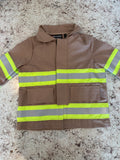 Blemished Firefighter Personalized TAN Toddler Jacket (JACKET ONLY) Size 3T