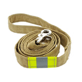 Firefighter Personalized DARK TAN Dog Leash