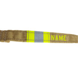 Firefighter Personalized DARK TAN Dog Leash