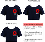 MALTESE CROSS Firefighter Personalized Navy Toddler Shirt (ONLY)