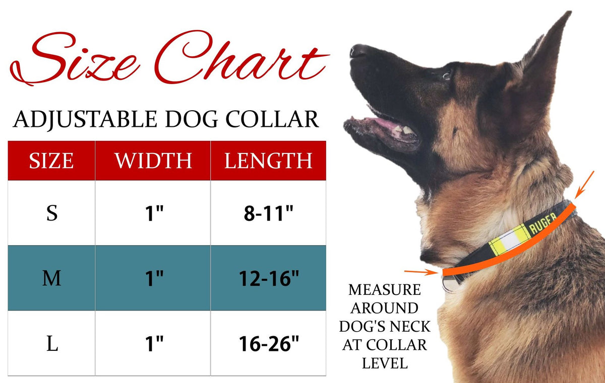 Firefighter Personalized Dog Collar