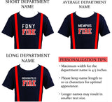 ORIGINAL Firefighter Personalized Navy Toddler Shirt (ONLY)